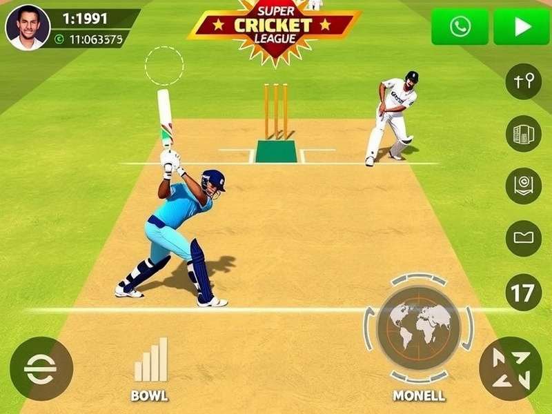 Super Cricket League gameplay screenshot
